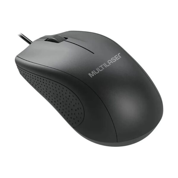 Mouse Com Fio Mf200 Usb 1200dpi 3bot Compacto 120cm Preto (1)