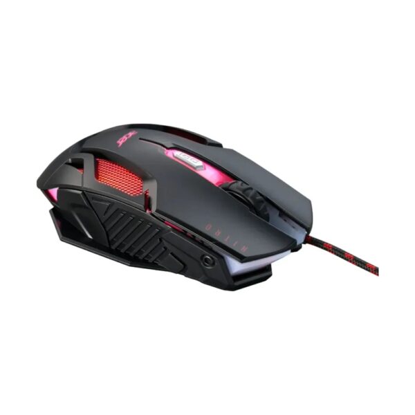 Mouse Gamer Acer Nitro Nmw200, 6 Botões, 7200 Dpi Preto/vermelho - Imagem 2