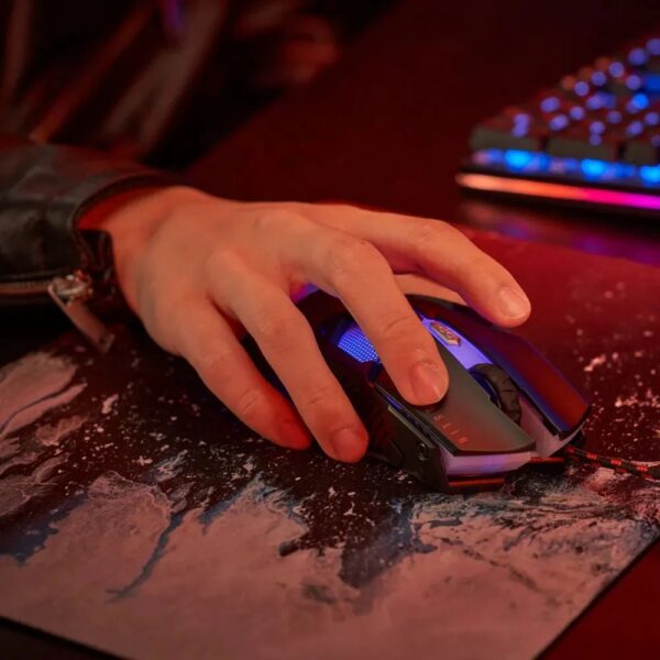 Mouse Gamer Acer Nitro Nmw200, 6 Botões, 7200 Dpi Preto/vermelho - Imagem 5
