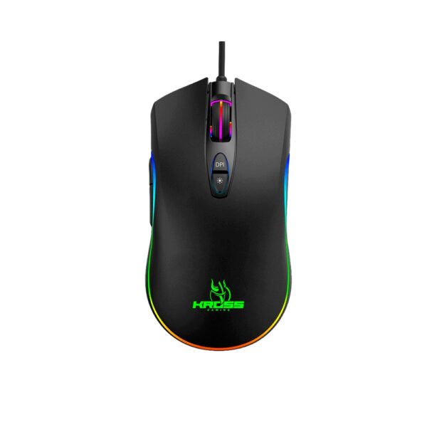 Mouse Gamer C/fio Kross Gungnir, Usb, 4800 Dpi - Ke-mg125 Preto - Imagem 2